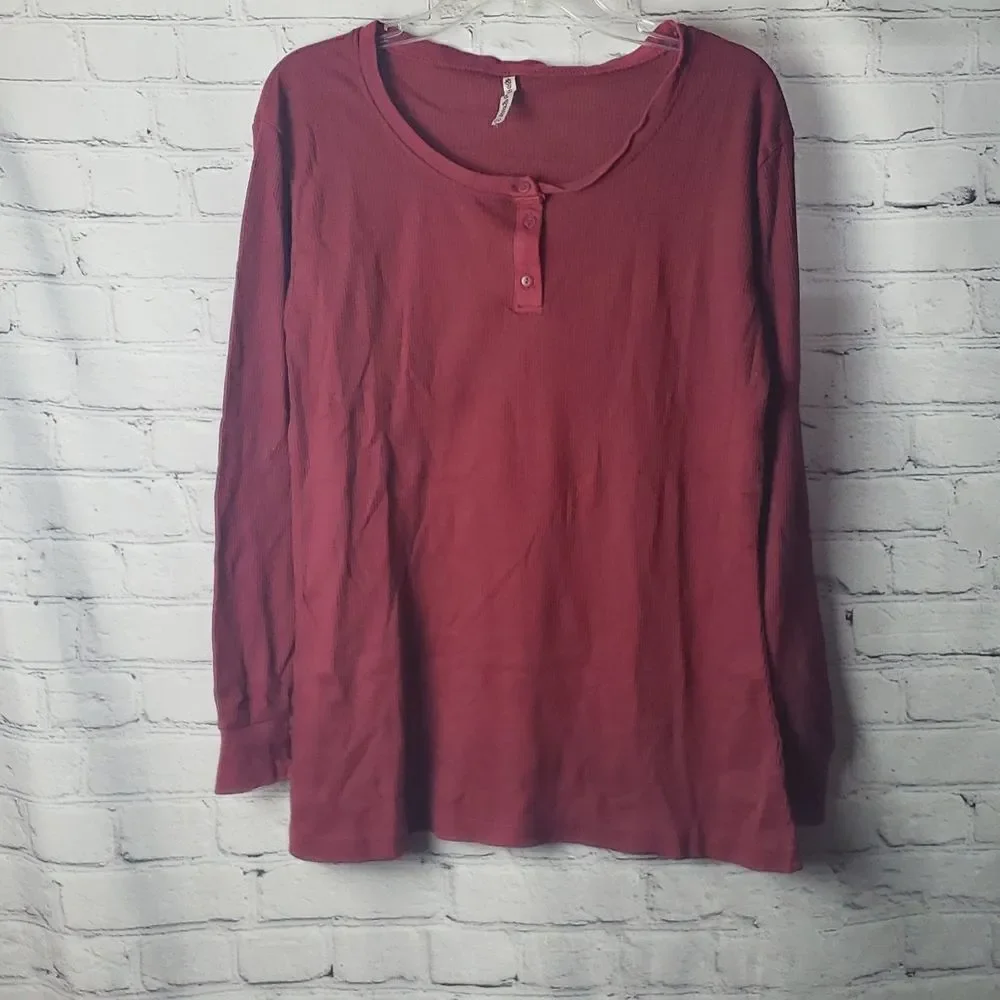 Splash Pajama Maroon Longsleeve